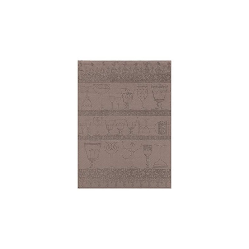 Le Jacquard Francais – Cristal – /Glasses Cloth – Poivre