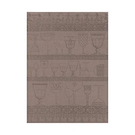 Le Jacquard Francais – Cristal – /Glasses Cloth – Poivre Gris – Pure Linen Tea Towel