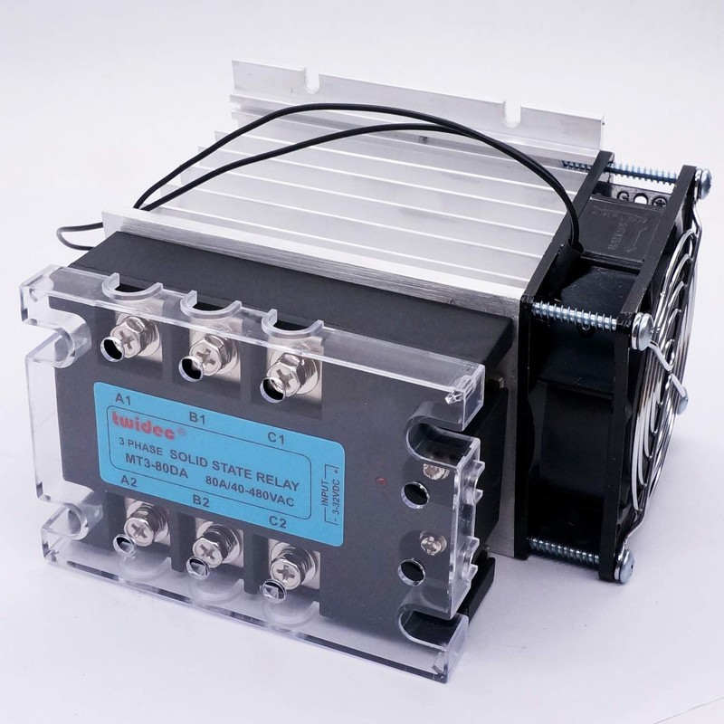 Twidec/3 Phase Solid State Relay 80DA SSR Relay DC to