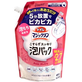 Kao Toilet Magic Rin Foam Pack, Floral Refill, 23.0 fl oz (660 ml)