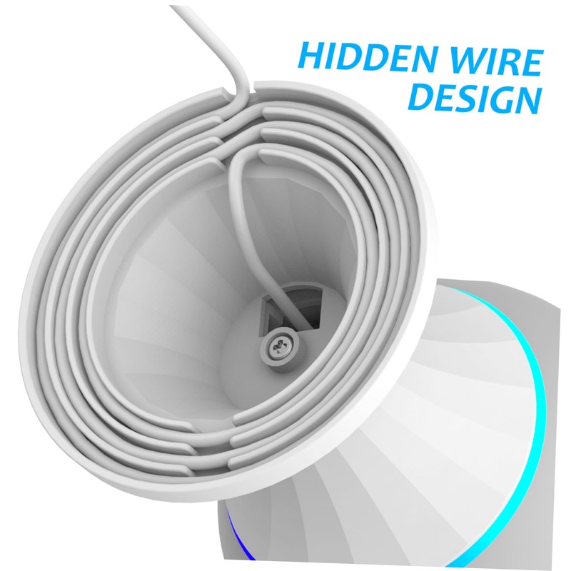 Operitacx Speaker Stands for Desktop White Speaker Riser Bracket Winding