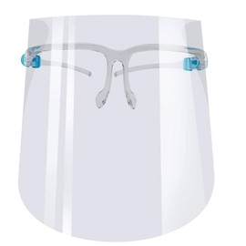 ALBERT AUSTIN Spectacle Face Shield - Protective Shield Visor - Glasses Transparent Face Visor Resistant to Prevent Splash