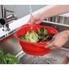 Colander Collapsible 24 cm Red
