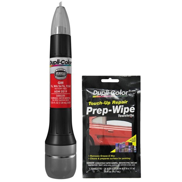 Dupli-Color AGM0519 Victory Red Exact-Match Scratch Fix All-in-1 Touch-Up Paint