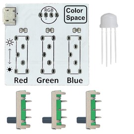 DIY Soldering Practice Kit RGB Practice Learning Electronics Training Board
