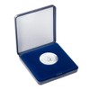 LINDNER Das Original Coin Case with Blue Velour Insert for