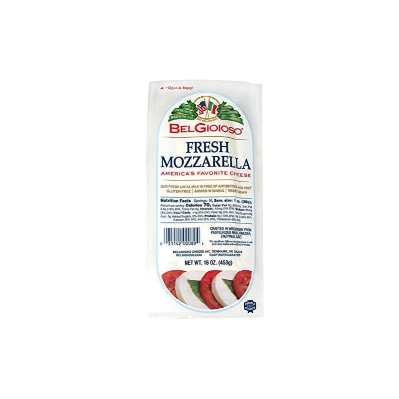 BelGioioso Fresh Mozzarella Logs 16 Oz (3 Pack)