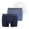 LEVIS Men's Boxer, Blue Combo, S (Pack of 3)