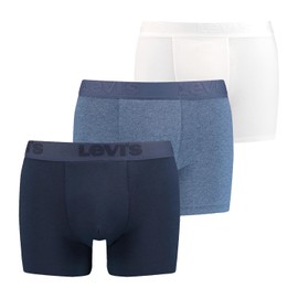 LEVIS Men's Boxer, Blue Combo, S (Pack of 3)