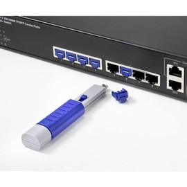 Renkforce RJ45 LAN Port Lock RF-4695228 Set of 12 Blue RF-4695228