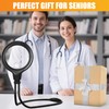 5X Large Hands Free Magnifying Glass for Reading, 6 Light