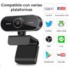 Autbye Cámara Web HD 1080p, Camara para PC con Microfono,