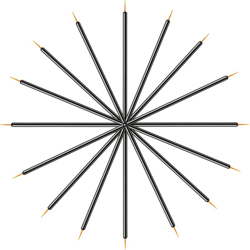 100 Pack Disposable Eyeliner Brush, JASSINS Eye liner Applicator Cosmetic