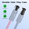 Bateria Power 100 Pairs Solar Connector Caps, IP68 Weather Resistant