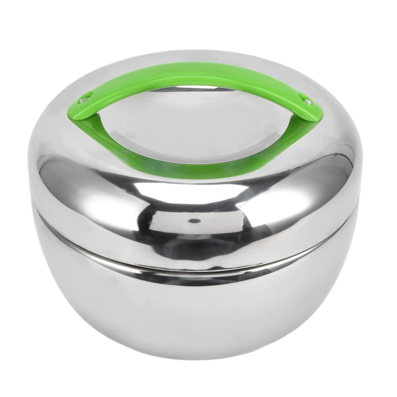 Lunchbox aus Edelstahl, luftdicht, 1,3 l, mit Henkel, Lunchbox, Thermo-Lunchbox