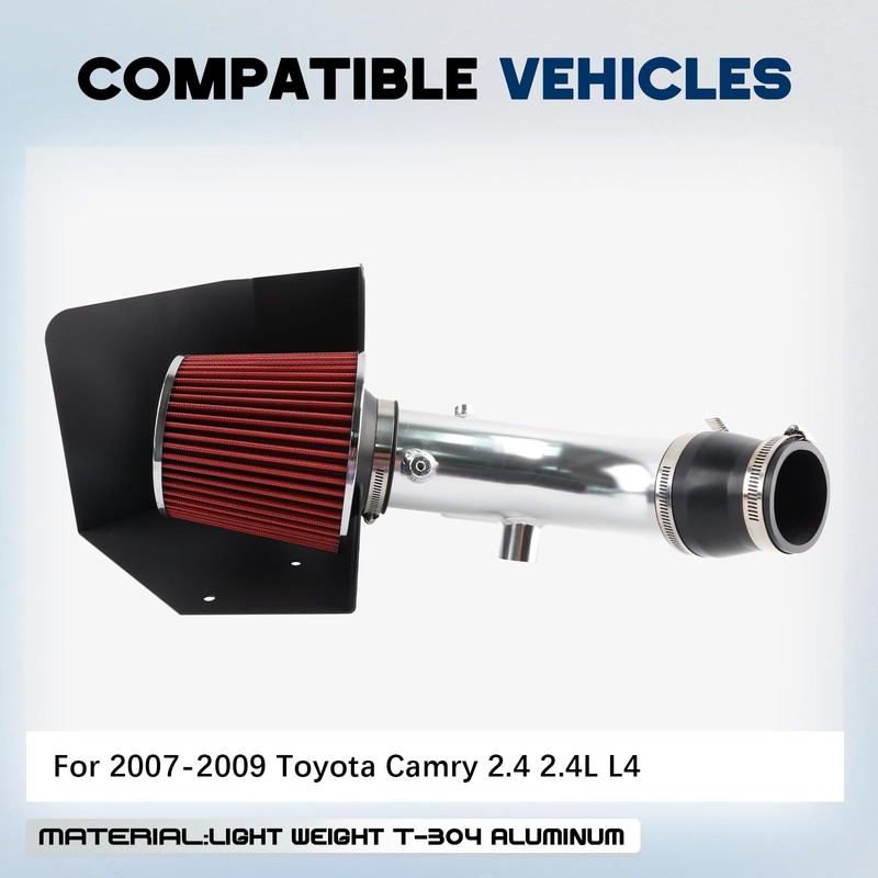 ANWENCHAPEY Cold Air Intake Kit Compatible With Toyota Camry Base/Ce/Le/Se/Xle