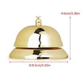 Service Call Bell, Classroom Attention Bell, Hotel Bell, Dinner Bell, Teacher Bell, Desk Bell Service Bell for Call Customer Service, Schools, Restaurants, Reception Areas, Hospitals, Warehouses