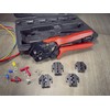 GIZWIZ Ergonomic Quick Change Ratchet Crimp Tool Kit with 5pcs