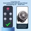 Replacement Remote Control For Ozeri OZF6 Brezza III High Velocity