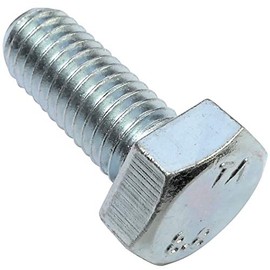AERZETIX - C47322 - Set of 50 - Bolt Screws Hexagon Screws M8 x 20 - with Hexagonal Head - Diameter 8 x 20 mm - DIN 933 - Class 8.8 - Made of Galvanised Steel - DIY - Assembly Tool Hardware