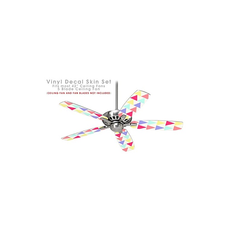 Triangles Light - Ceiling Fan Skin Kit fits most 42