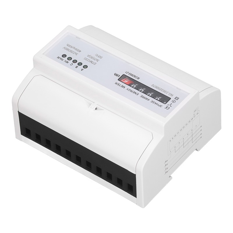 Digital Electric Energy Meter 7P 3 Phase Energy Meter DIN