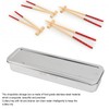Natudeco Travel Tableware Storage Box Stainless Steel Chopstick Organizer Portable