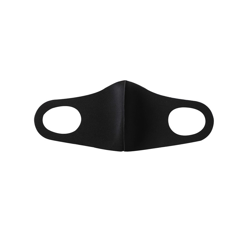 Komonee Adults Washable Reusable Black Face Mask Dustproof Cloth Mouth