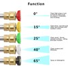 Sooprinse High Pressure Washer Gun,3000 PSI Max with 5 color