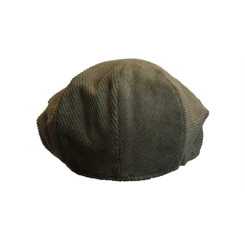 WALKER AND HAWKES - Corduroy Alton Flat Cap - Olive