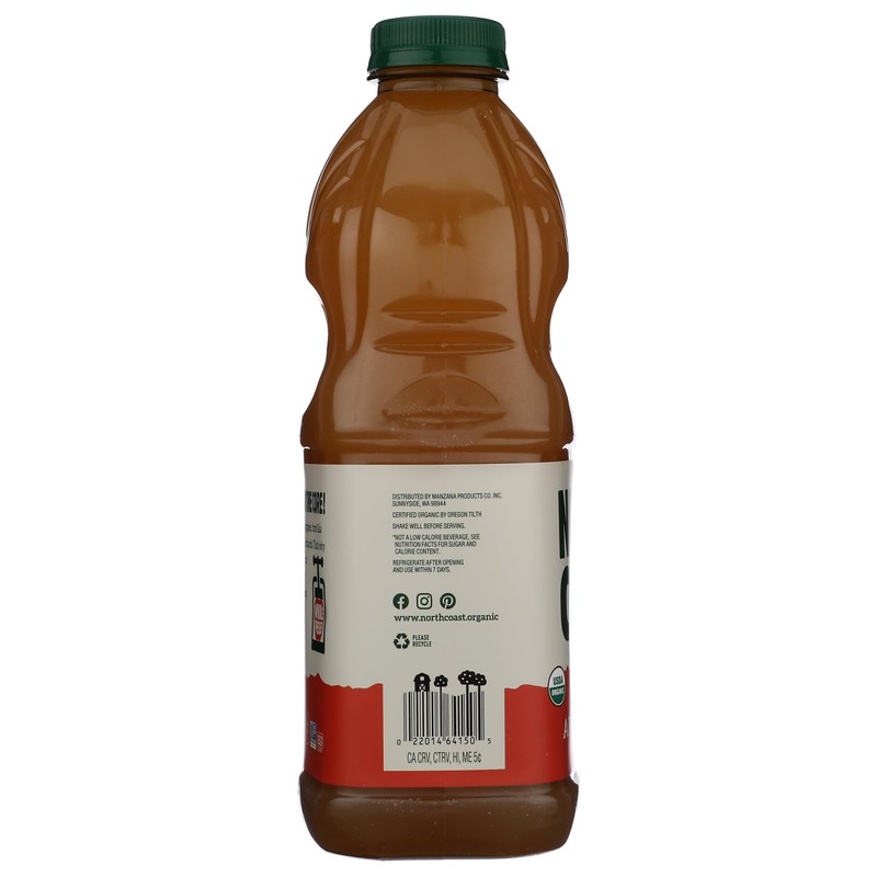 NORTH COAST Organic Apple Juice, 64 FZ