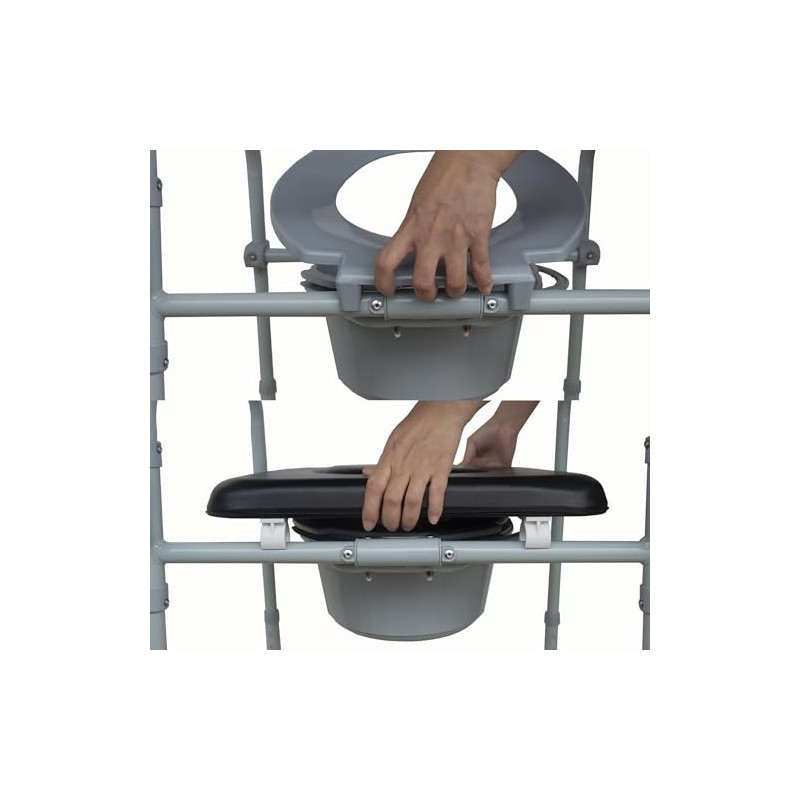 Commode Seat Cushion, Super Soft Sponge Padded Commode Chair Seat