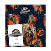 Jurassic World - Carta da regalo, 8 fogli, 8 etichette,