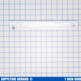 Supplying Demand 4975JA1021B Refrigerator Deli Drawer Slide Rail - Left Replaces 1338264, AH3524765