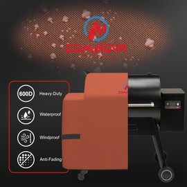 M COMNOVA OUTDOORS Comnova Grill Cover for Traeger Ironwood 885-600D Wood Pellet Smoker Cover for Traeger Waterproof Heavy Duty, Premium Pellet BBQ Cover Accessory for Traeger Ironwood 885 Grills