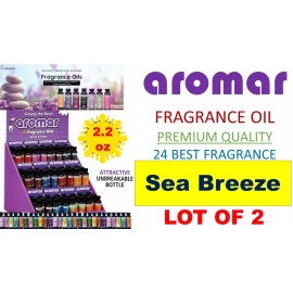 Aromar 2 Aromar Aromatherapy Essential Fragrance 100% Concentrate Oil 2.2 SEA BREEZE 2X