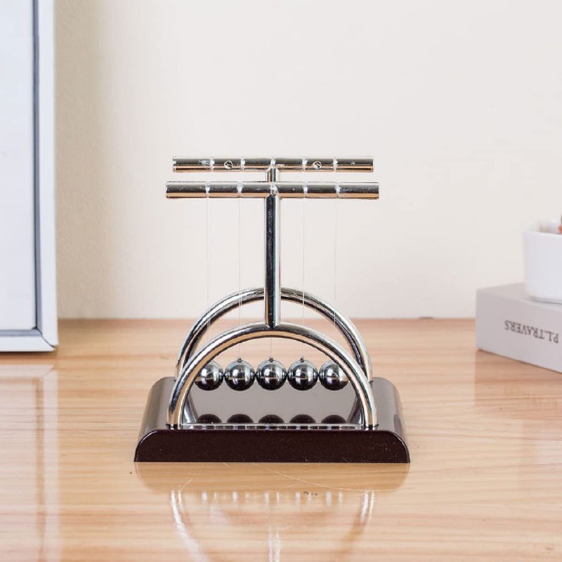 MEIZHUD Newton Cradle Balance Ball, Physics Balance Swing Ball, Office