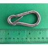 US Stainless Stainless Steel 316 Locking Spring Hook with Safety