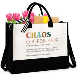 Gifts for Women,Chaos Coordinator Gifts for Women with Tote Bag,Thank You Gifts for Women,Appreciation Gifts with Beach Bag Gifts for Teacher,Coworkers,Boss Lady,Nurse