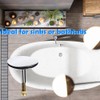 yivom Bath Chock Plug, Bath Plug 43 mm, Brass Drain