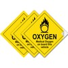 SAFESIGN (3 Pack) Medical Oxygen on board this vehicle Vinyl