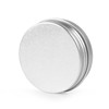 CABAX 1 oz Silver Tins, Round Aluminum Empty Cans with