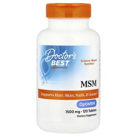 Doctor's Best, MSM with OptiMSM, 1,500mg, 120 Tablets / Doctor's Best (닥터스베스트), OptiMSM 함유 MSM, 1,500mg, 120정