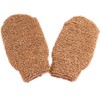 JIHUOO 2 Stücke Hanf Massagehandschuh Bad Peelinghandschuh Duschhandschuhe Peeling Handschuhe