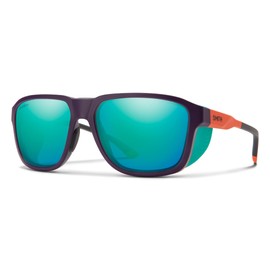 Smith Embark Sport & Performance Sunglasses - Purple/Cinder/Hi Viz | Chromapop Polarized Opal Mirror