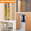 Lipshome 9.7" Hidden Door Hinge/Concealed Hinges,Invisible Hinges,Invisible Door Silent 180
