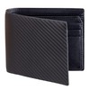 VISOUL Men's Carbon Fiber RFID Blocking Genuine Leather Wallet for