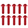 Pack of 10 M3 6-10 mm Colourful Button Round Cylinder
