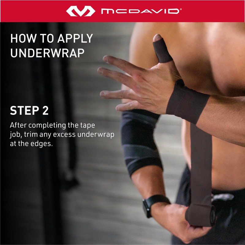 McDavid Athletic Foam UnderWrap, Lightweight Sports Wrap for Pre-Taping Support