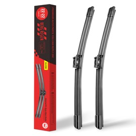 BERG REGEN® 22 inch-2 Pack Silicone Windshield Wiper Blades Replacement for MBZ C300 C350e C43 C63 GLC43 AMG C63 GLC63 AMG S MBZ GLC300 OEM Quality Wiper Blades-Top Lock (Set of 2)